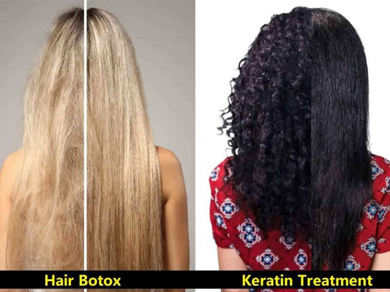 کراتین مو با بوتاکس چه تفاوتی دارد